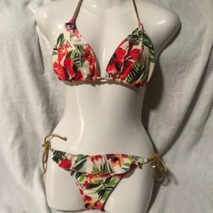 Guess-flower Bikini set Women Tropical Top/Botto